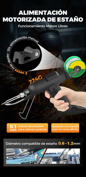 🔥 Kit de Herramienta Soldadora Eléctrica de 80W – ¡Repara, crea y mejora como un profesional!