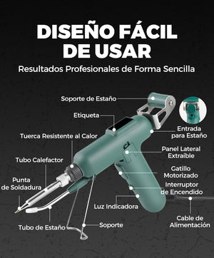 🔥 Kit de Herramienta Soldadora Eléctrica de 80W – ¡Repara, crea y mejora como un profesional!